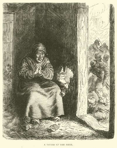 Uma vítima do cerco, janeiro de 1871 de English School