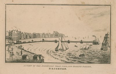 Uma vista da Cadeia de suspensão e Marine Parade de English School