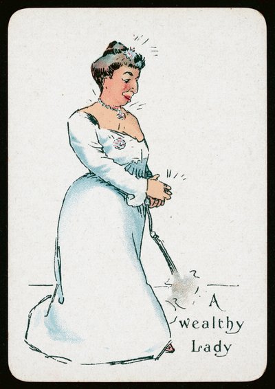 Uma senhora rica (cor litho) de English School
