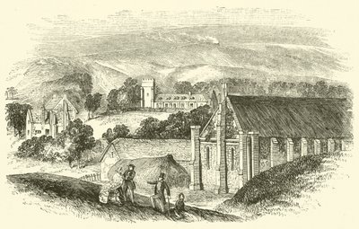 Abadia de Abbotsbury (gravura) de English School