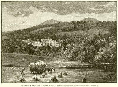 Abbotsford e as colinas de Eildon de English School