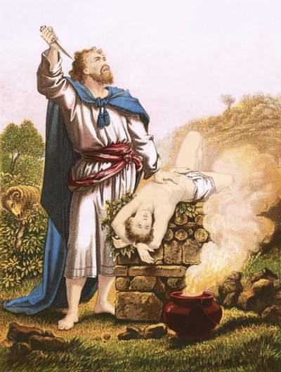 Abraão oferecendo Isaac de English School