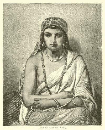 Escrava abissínio, Galla de English School