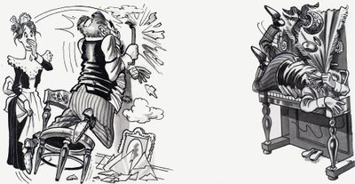 Desenhos animados de acidentes de English School