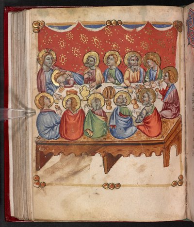 Adicionar. 17466, f.107v A Última Ceia de English School