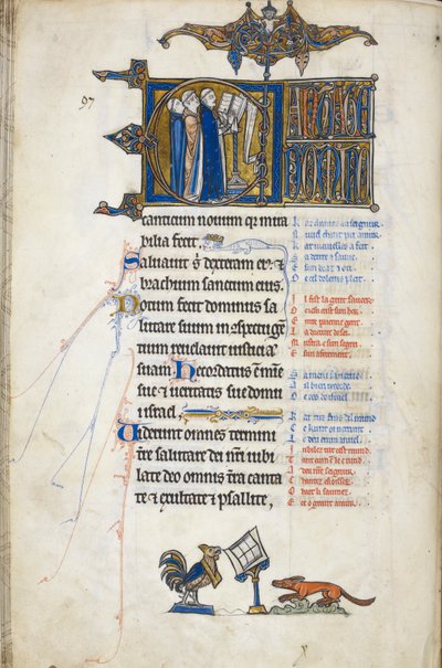Acrescentar. 50000, f.146v Salmo 97; 