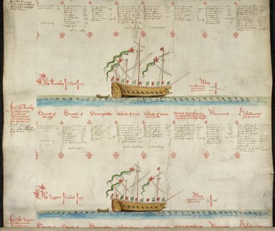 Adicionar MS 22047 The galleas The Antelop e The Tegar, de 
