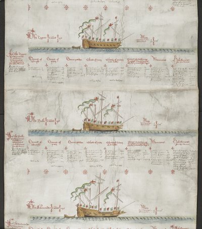 Adicione MS 22047 f.3r, De cima para baixo: O Tigre, O Touro e A Salamandra, de 