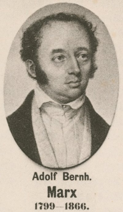 Adolf Bernhard Marx (gravura) de English School