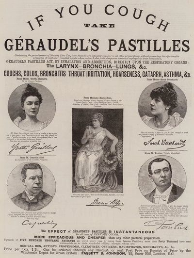 Anúncio, Geraudel