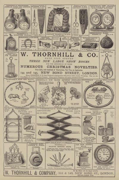 Anúncio, W Thornhill and Company (gravura) de English School