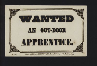 Propaganda: Queria um aprendiz de porta ao ar livre (tipo) de English School