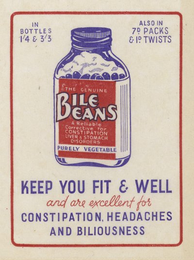 Propaganda para Bile Beans de English School