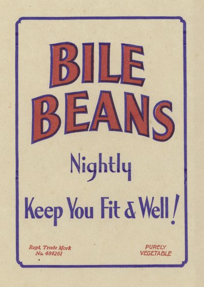 Propaganda para Bile Beans de English School
