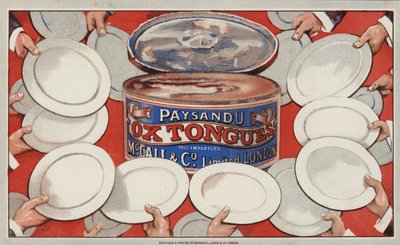 Anúncio para as línguas do boi de Paysandu de English School