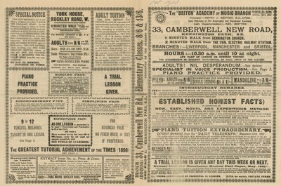 Propaganda para uma variedade de práticas musicais de English School
