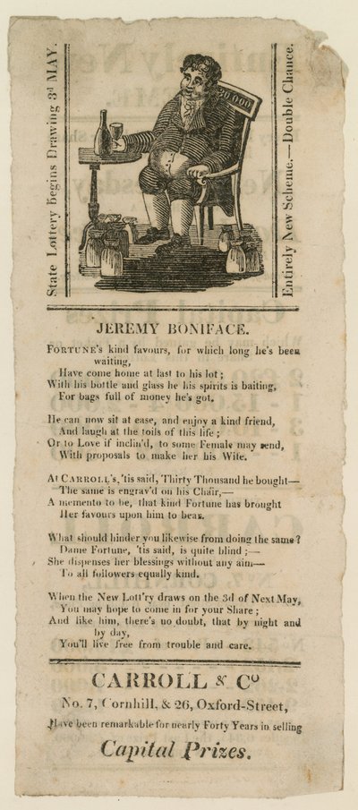 Propaganda para loteria estadual de English School