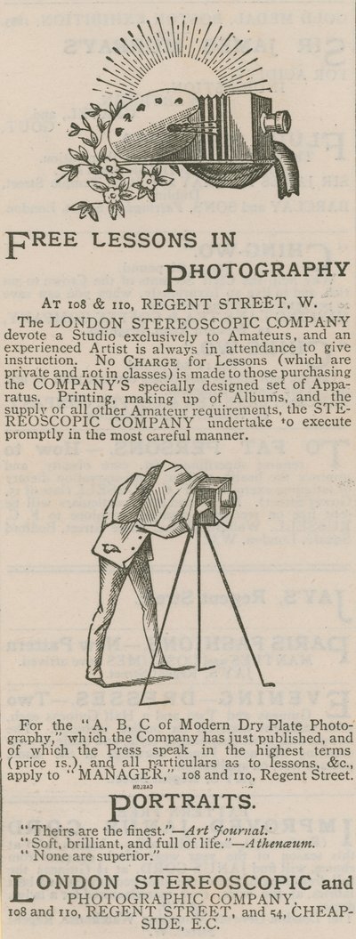 Propaganda da London Stereoscopic and Photographic Company de English School