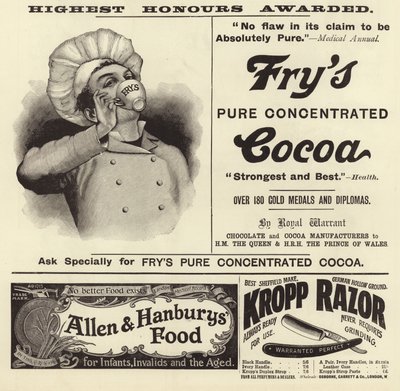 Divulgação de publicidade do The Graphic Christmas Number 1896 de English School