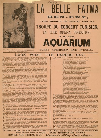 Propaganda para The Beautiful Fatma de English School