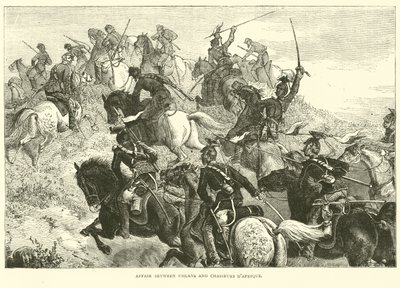 Caso entre Uhlans e Chasseurs dAfrique, agosto de 1870 de English School