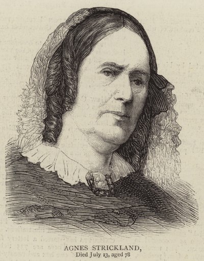 Agnes Strickland (gravura) de English School