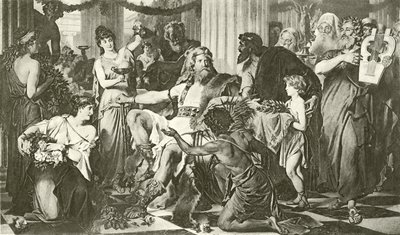 Alaric em Atenas (gravura) de English School