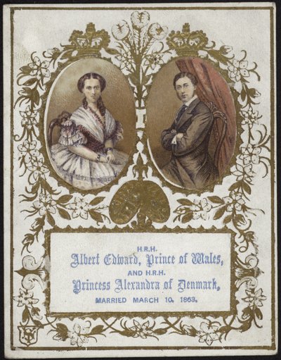 Albert Edward, Príncipe de Gales e Princesa Alexandra da Dinamarca de English School