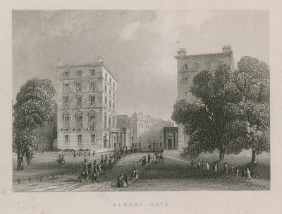 Portão de Albert, Kensington Park, Londres de English School