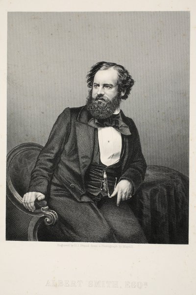 Albert Smith, Esq., pub. C. 1850 (gravura) de English School