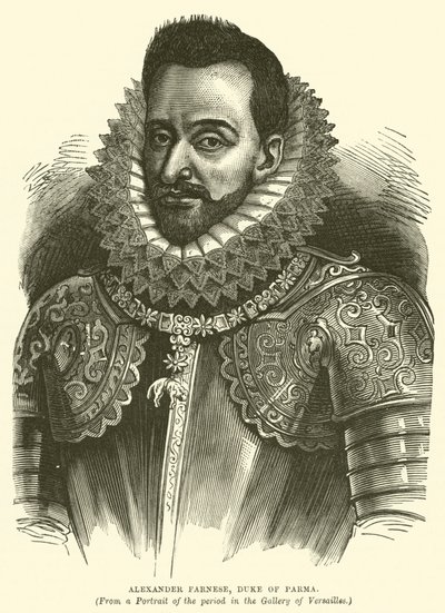 Alexander Farnese, Duque de Parma (gravura) de English School