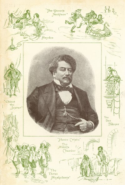 Alexandre Dumas, autor de O Conde de Monte Cristo de English School