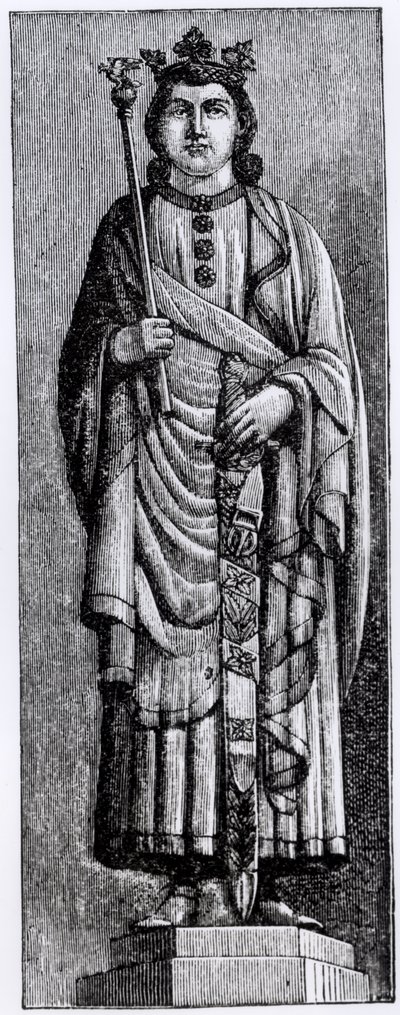 Alfonso X (1221-84) "o Sábio", rei de Castela, ilustração de "Ciência e Literatura na Idade Média e na Renascença", escrita e gravada por Paul Lacroix, 1878 de English School