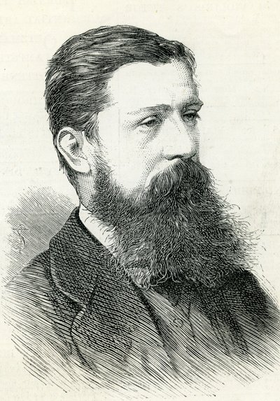 Alfred Pizzey Newton (1830-83) da notícia ilustrada de Londres 1883 de English School