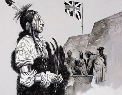 Índio americano de English School