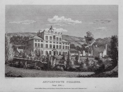 Ampleforth College, perto de York (gravura) de English School