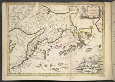 Um relato do novo Arquipélago do Norte recentemente descoberto pelos russos nos mares de Kamtschatka e Anadir, por Jacob von Staehlin Storcksburg de English School