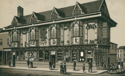 Ancient House, Ipswich (litografia) de English School