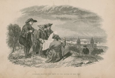 Anderson lendo as notícias da Batalha do Nilo; ilustração de pobre Jack por Frederick Marryat de English School