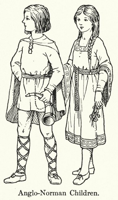 Crianças Anglo-Normandas de English School