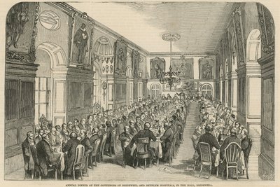 Jantar anual dos Governadores dos Hospitais Bridewell e Bethlehem de English School