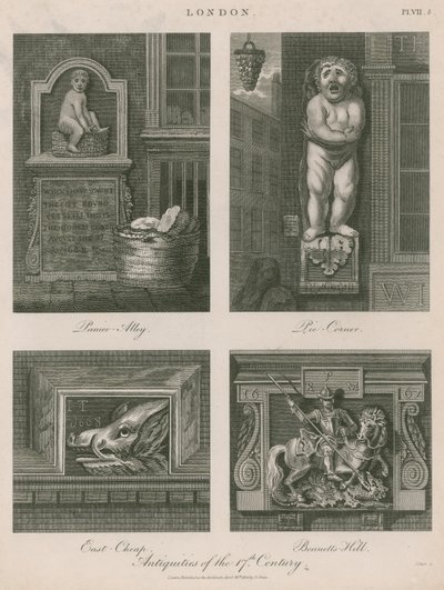 Antiguidades do século XVII de English School