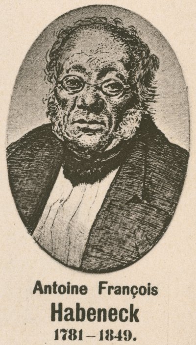 Antoine Francois Habeneck (gravura) de English School