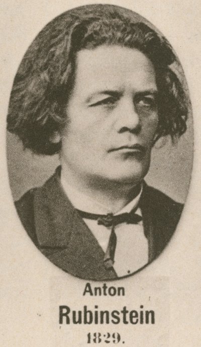 Anton Rubinstein (gravura) de English School