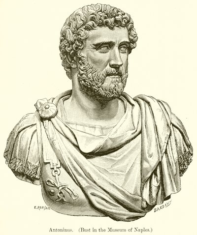 Antonino. (Busto no Museu de Nápoles) de English School