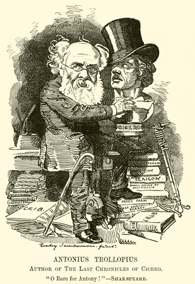 Antonius Trollopius, Autor de The Last Chronicles of Cicero (gravura) de English School