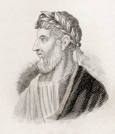 Apolônio de Tiana, do &39;Crabbes Historical Dictionary&39;, publicado em 1825 de English School