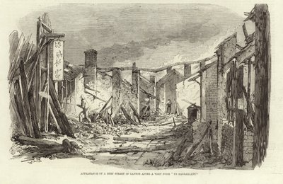 Aparecimento de uma rua movimentada após uma visita de Ye Barbarians de English School