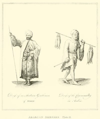 Vestidos Árabes (gravura) de English School