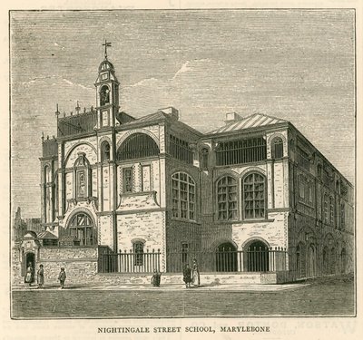 Arquitetura do London School Board: Escola Nightingale Street, Marylebone, Londres de English School